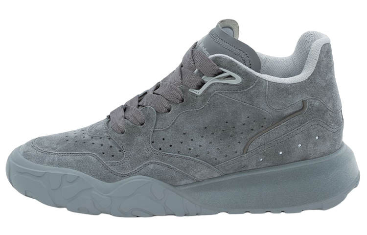 Alexander McQueen Lace Up Court Trainers