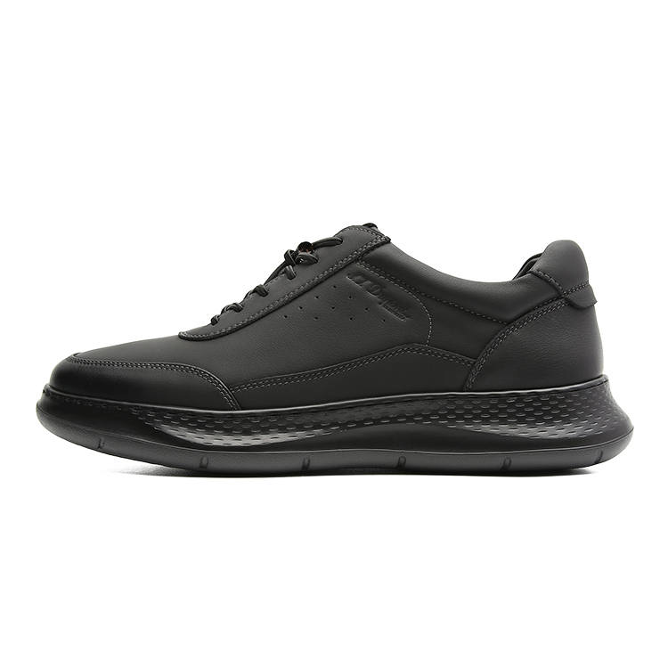 S.T.Dupont S. T.DUPONT Cow Leather Casual Shoes Men's Black