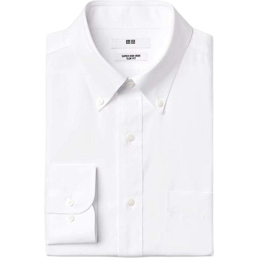 UNIQLO Shirts Men's White Moderate