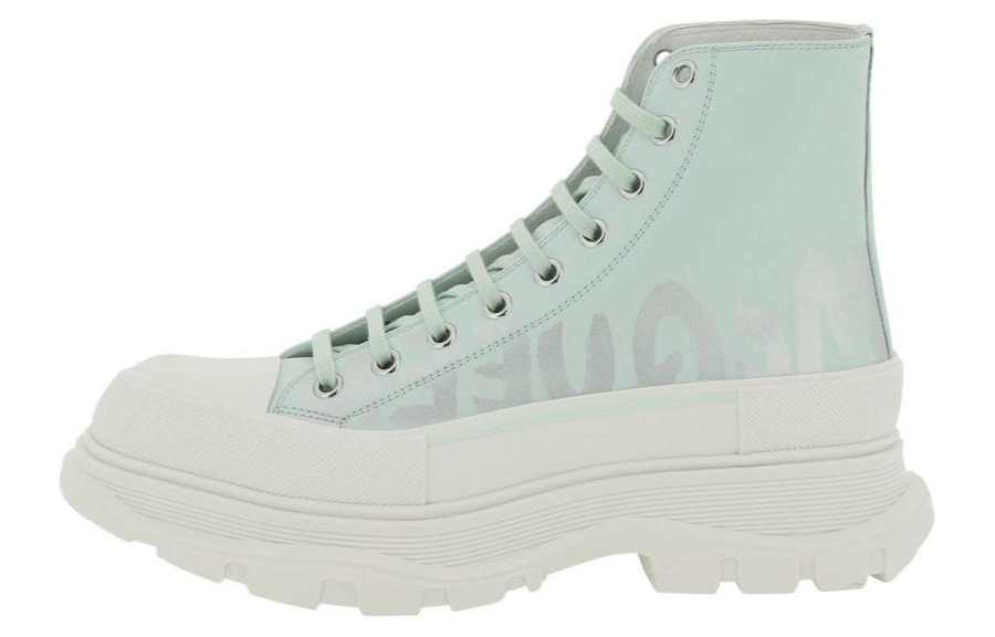 Alexander McQueen Alexander McQueen Logo Printed High Top Sneakers