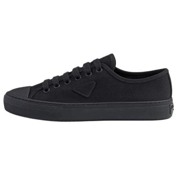 PRADA PRADA Hemp Low top Skateboard Shoes Men's Black