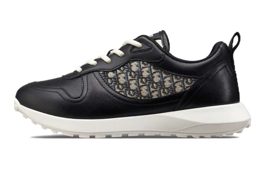 DIOR Synthetic Leather Low top Kids' Running Shoes Beige Black Kids'