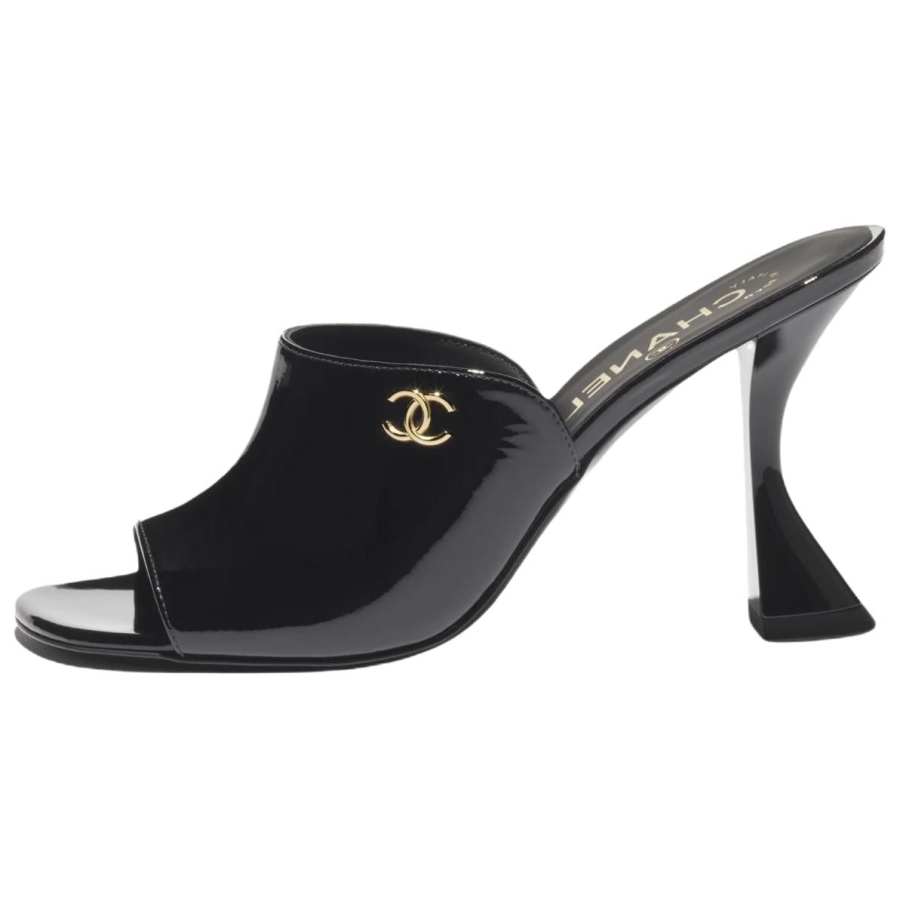 CHANEL CHANEL Slide Slippers Women's Black