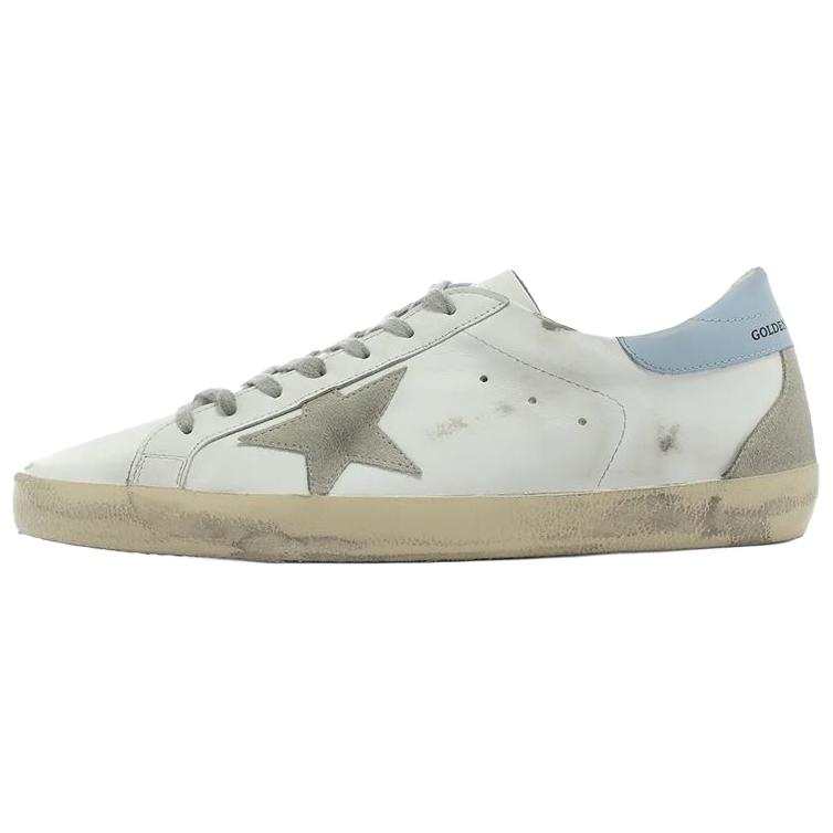 Golden Goose Super Star Classic Stylish Skateboarding Shoes Women's White Distressed
