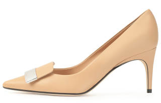 SERGIO ROSSI SR1 75mm Leather Pumps