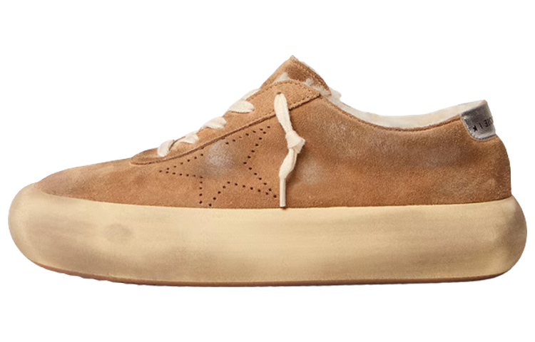 Golden Goose Women's Space Star 'Shearling Tobacco'
