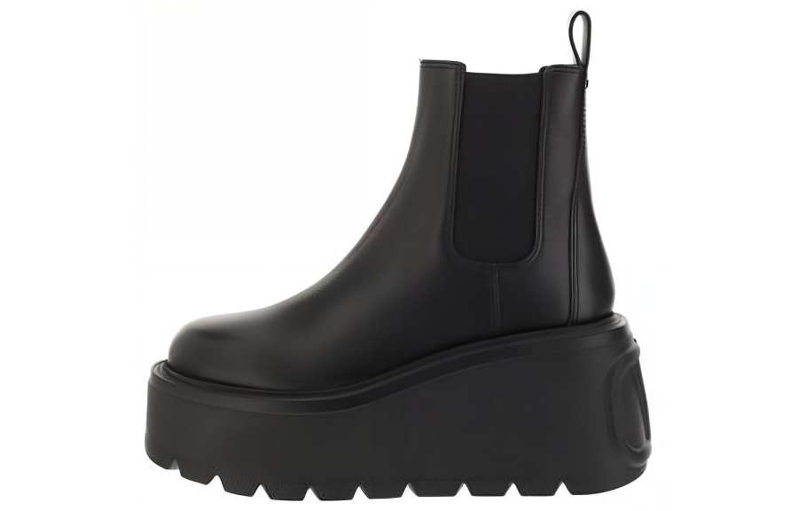 Valentino Women's Chunky Sole Ankle Platform Boot 'Black'