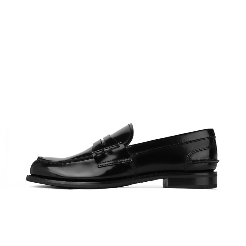CHURCH'S PEMBREYW5 Top Grain Cow Leather Women's Casual Shoes Women's Black