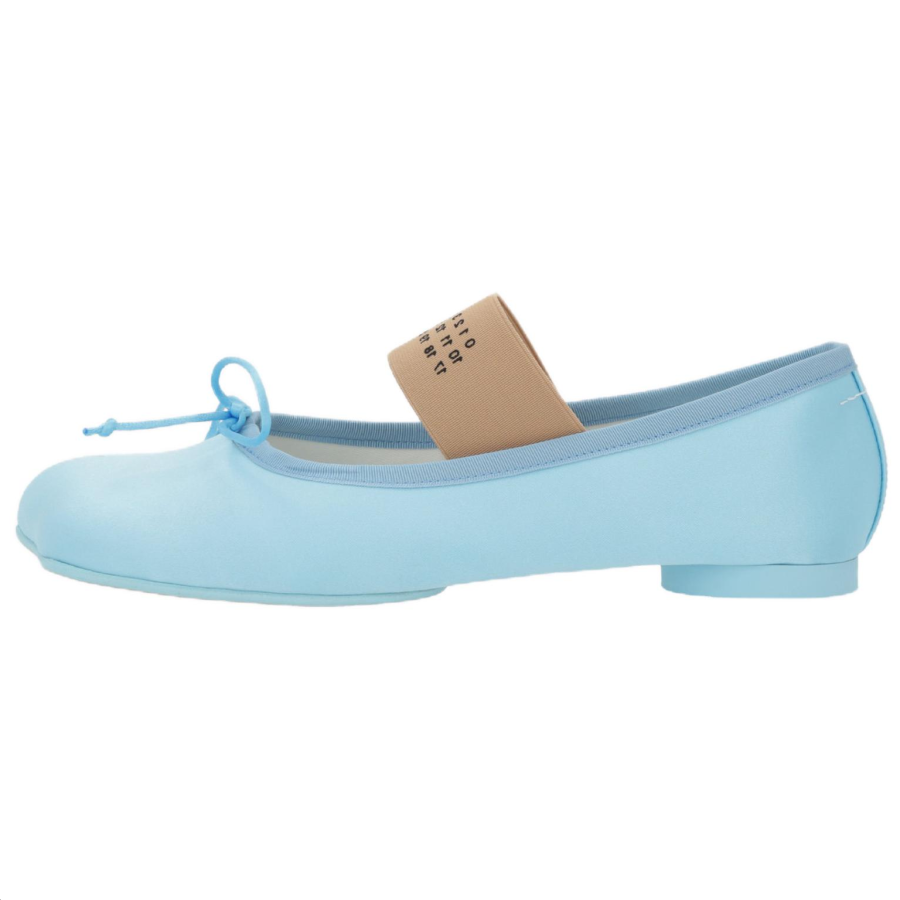 MM6 Maison Margiela Anatomic Satin Casual Shoes Women's Blue