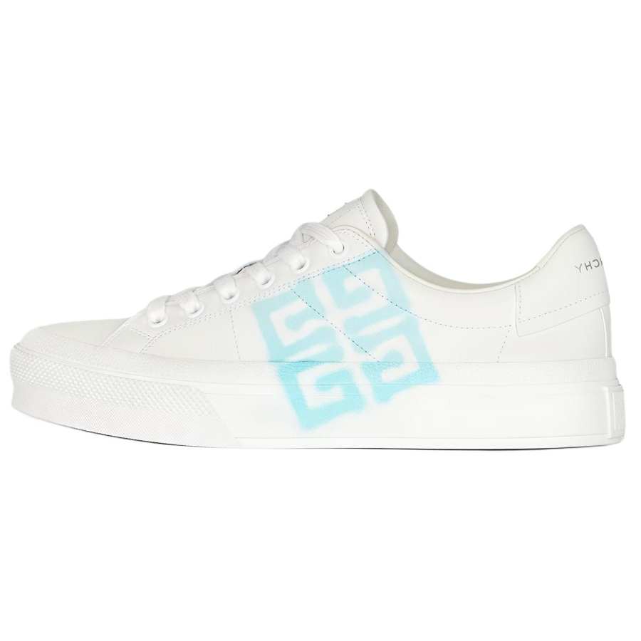 Givenchy City Sport Cow Leather Stylish Skateboarding Shoes Women's White