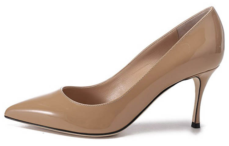 SERGIO ROSSI Leather Slim Heel High Heels Women's