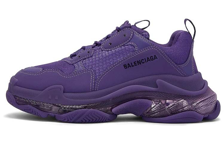 Balenciaga Triple S Clear Sole Deep Purple