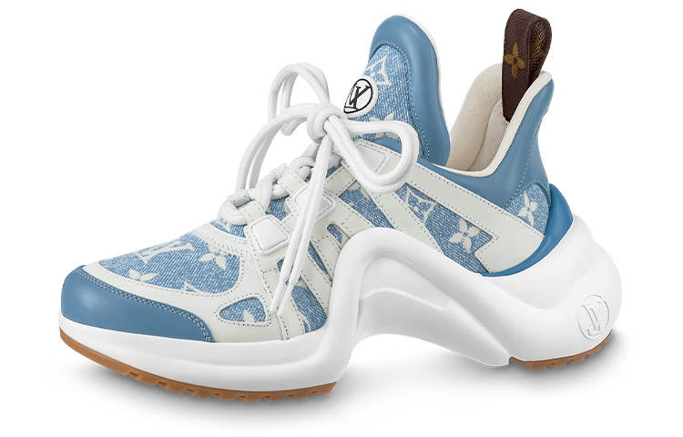 LOUIS VUITTON Archlight 1.0 Sneakers 'Denim Monogram' Women's