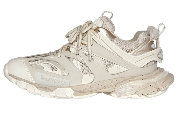 Balenciaga Track Fabric Low top Chunky Sneakers Women's Light Beige