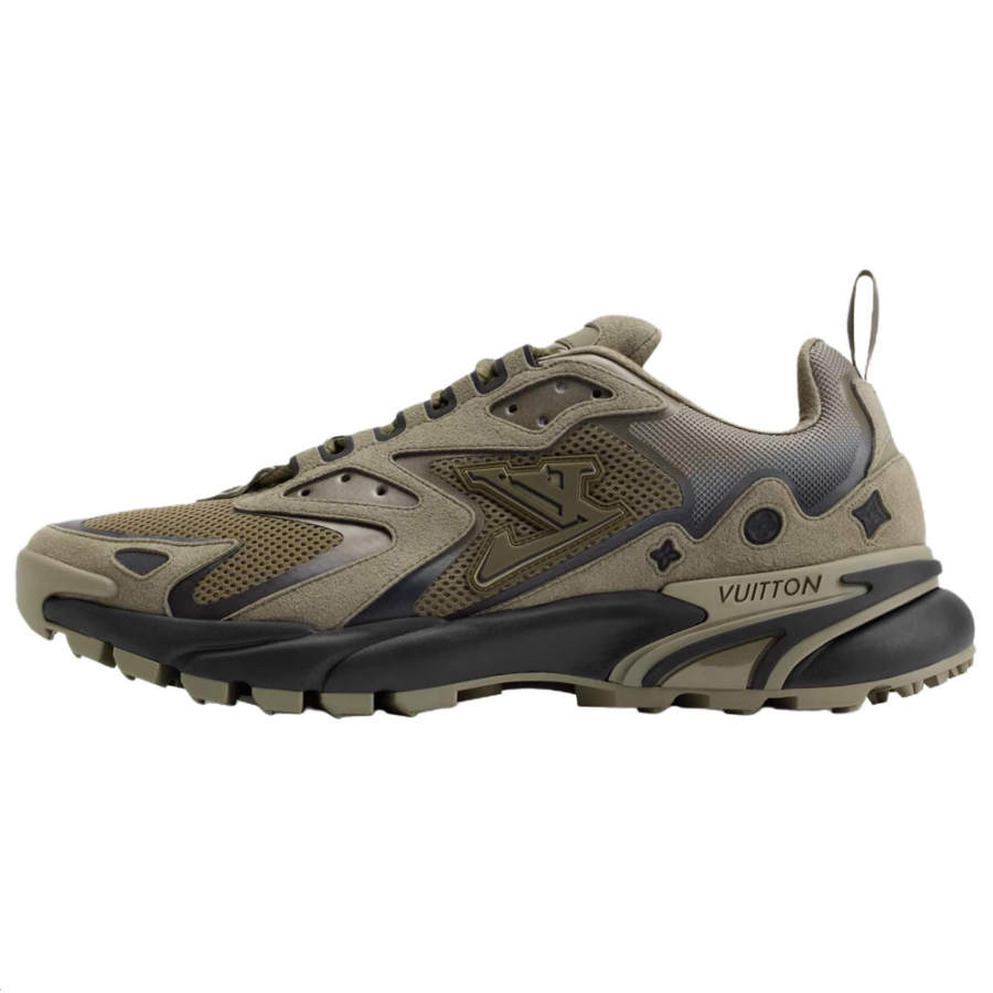 LOUIS VUITTON Runner Tatic Low top Casual Shoes Men's Khaki