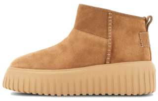 HOGAN Round Toe Ankle Boots Women's