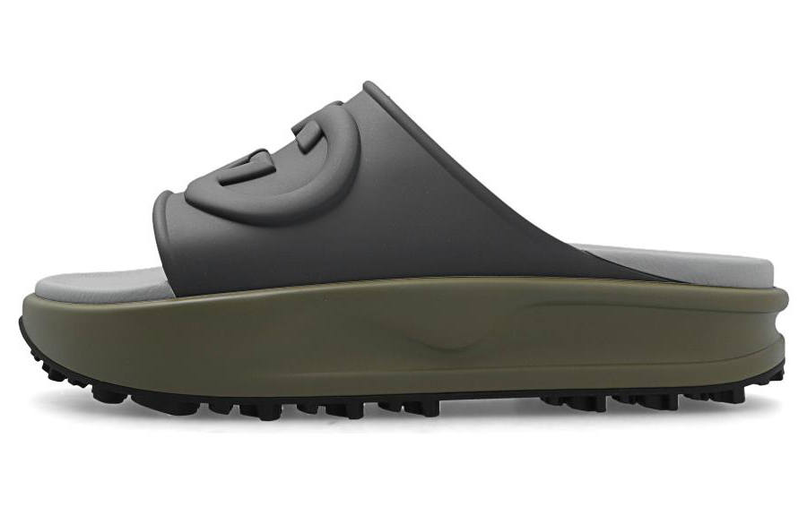 GUCCI Gucci Sandal 'Interlocking G - Dark Grey Khaki'