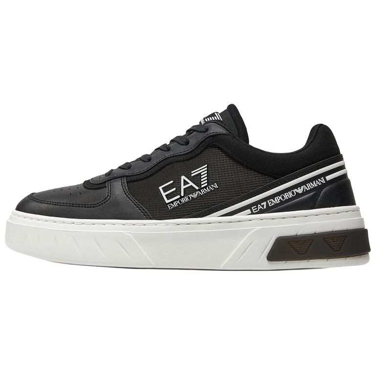 EMPORIO ARMANI Ea7 EMPORIO ARMANI Logo Patch Panelled Lace Up Sneakers