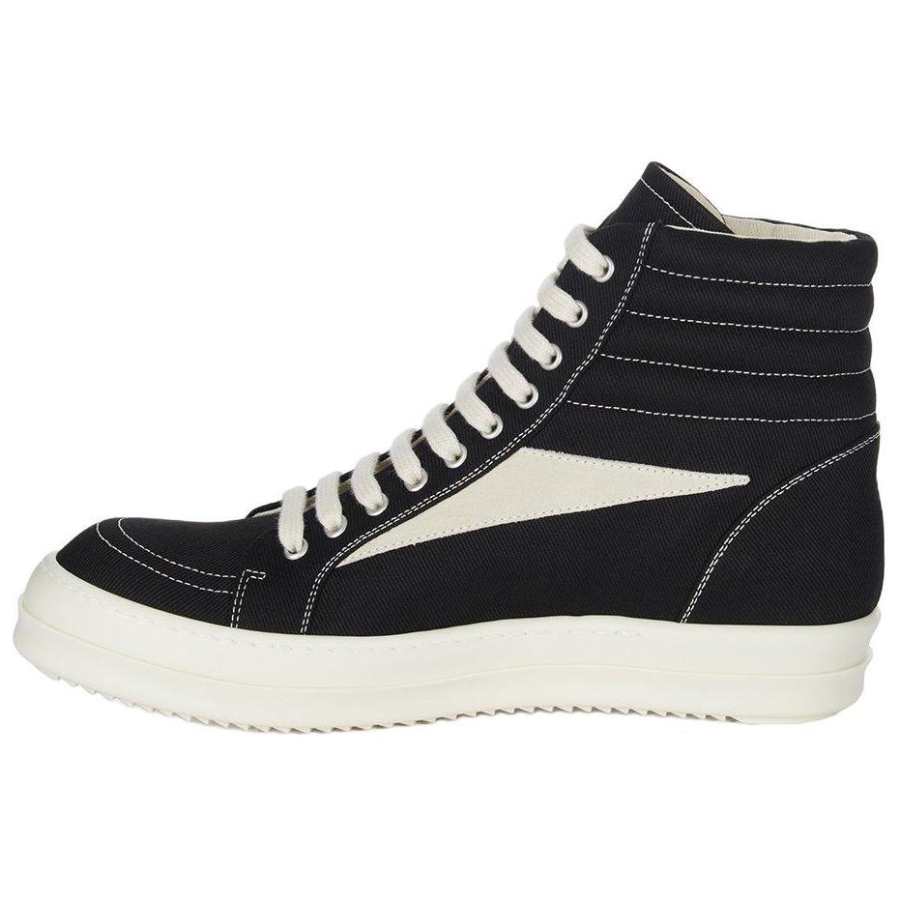 Rick Owens DRKSHDW High top Skateboard Shoes Men's Black