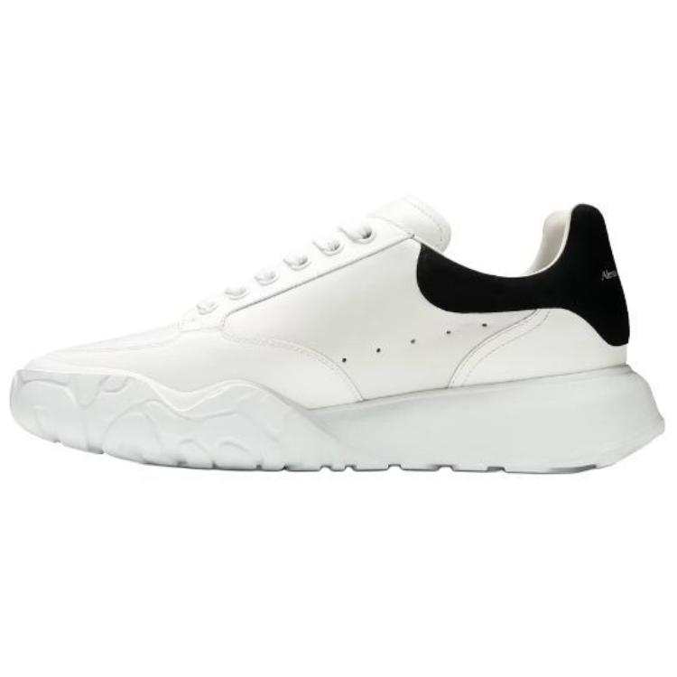 Alexander McQueen Oversized Court Trainer White Black