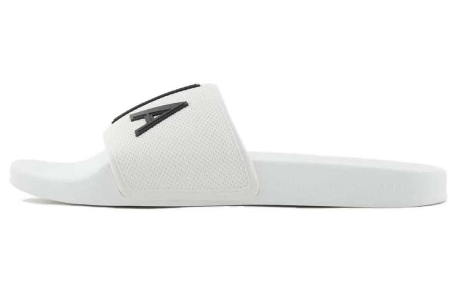 ARMANI EXCHANGE ARMANI EXCHANGE Slide Slippers Men's White