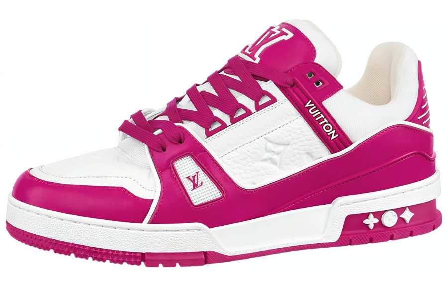 LOUIS VUITTON LOUIS VUITTON Lv Trainer 'White Fuchsia'