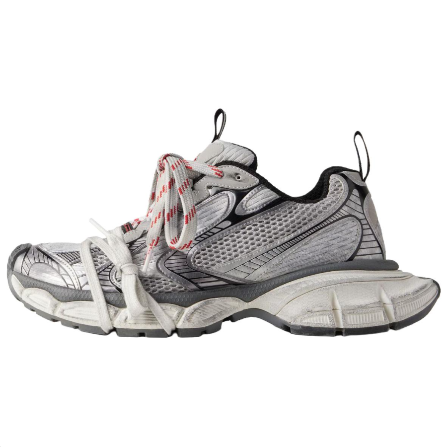 Balenciaga 3XL Mesh Low top Chunky Sneakers Men's Gray