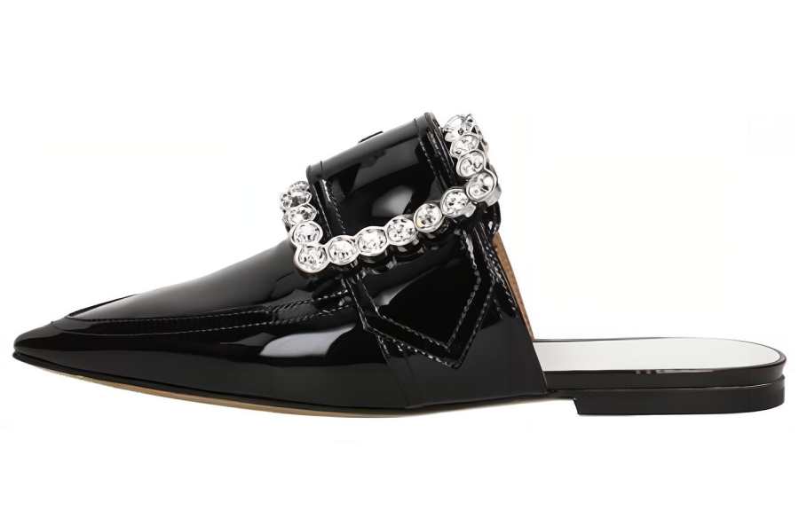 Maison Margiela Replica Closed Toe Slippers Women's Black