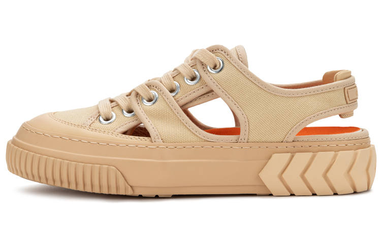 Both Both Canvas Shoes Men's Low Top Brown