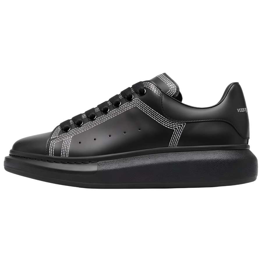 Alexander McQueen Alexander McQueen Oversized Sneaker 'Embroidered Black Silver'