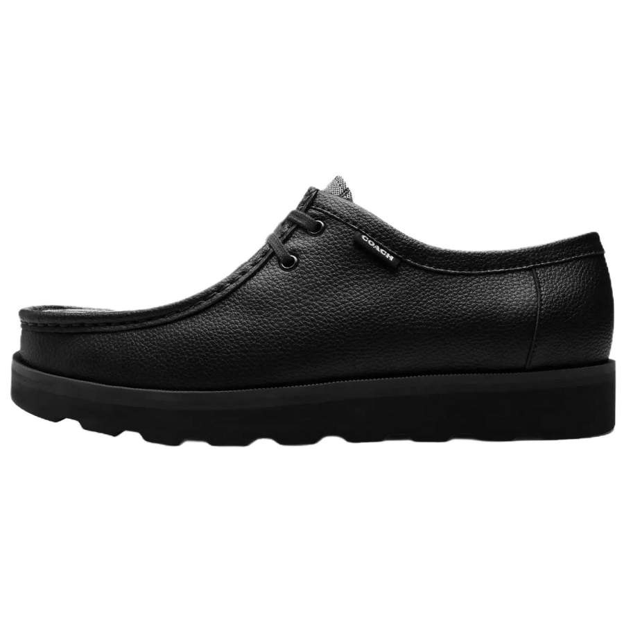 COACH Chukka Casual Leather Shoes Men's Black