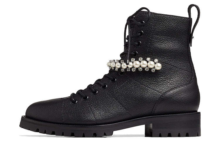 Jimmy Choo Cruz Combat Ankle Boots