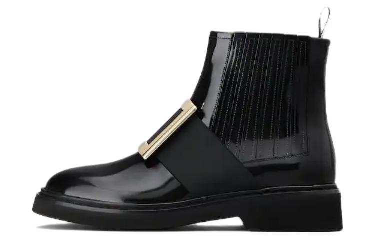 Roger Vivier Viv' Rangers Buckle Chelsea Boots Women's