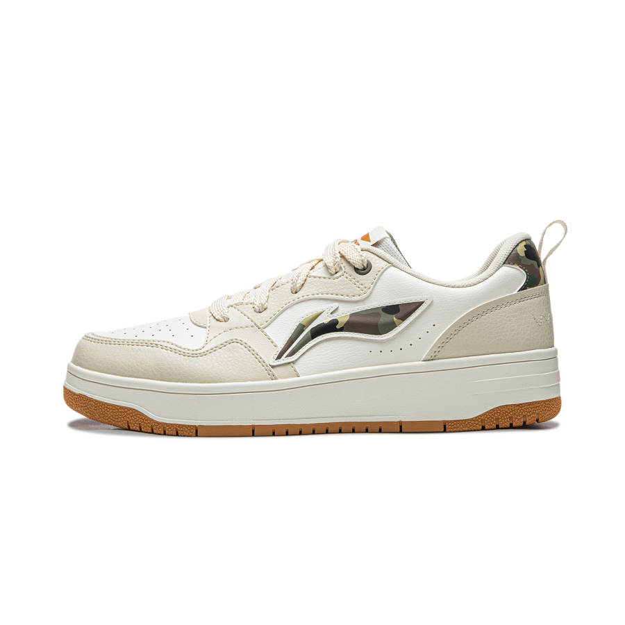 Li-Ning Li Ning Tianji Soft Low top Skateboard Shoes Men's Xuan Paper White