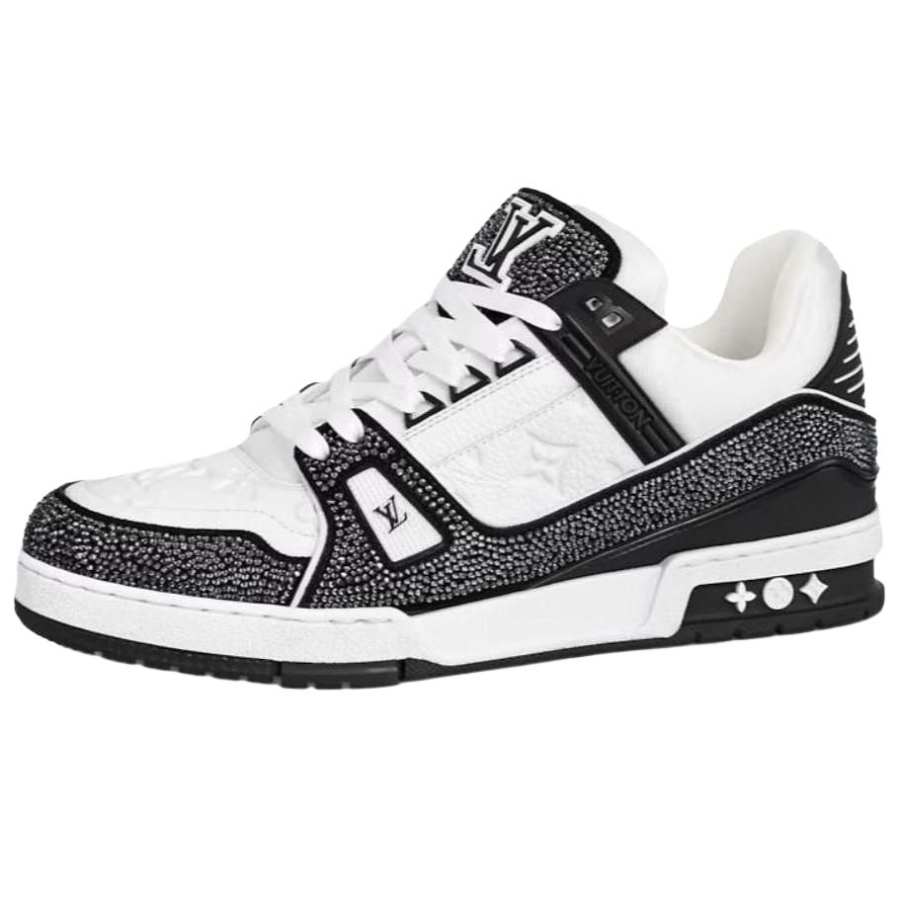 LOUIS VUITTON LOUIS VUITTON Lv Trainer Sneakers 'Black White Rhinestones'