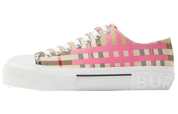 Burberry Low top Skateboard Shoes Women's Pink