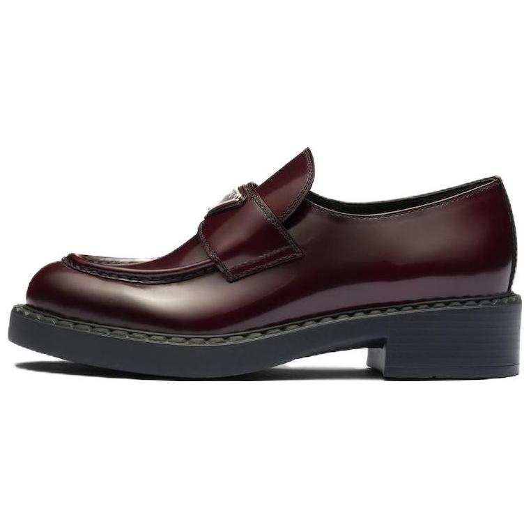 PRADA PRADA Chocolate Loafers Women's Brown