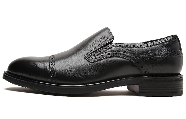 S.T.Dupont S. T.DUPONT Cow Leather Casual Shoes Men's Black