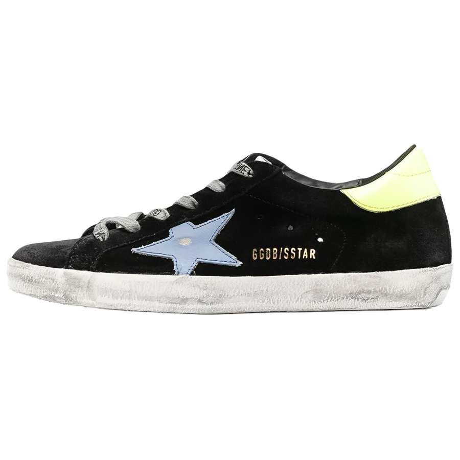 Golden Goose Super Star Low top Stylish Skateboarding Shoes Women's Black