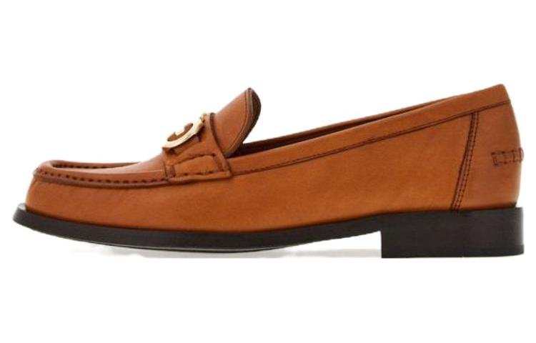 Ferragamo FERRAGAMO Gancini-ornament Leather Mocassins