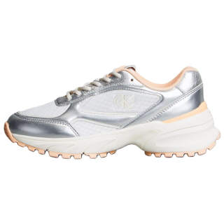 CALVIN KLEIN Trailblazer Low top Casual Shoes Women's Silver
