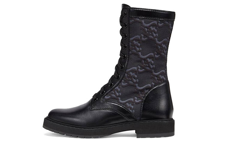 FENDI FENDI Women's Leather Biker Boot 'Black'