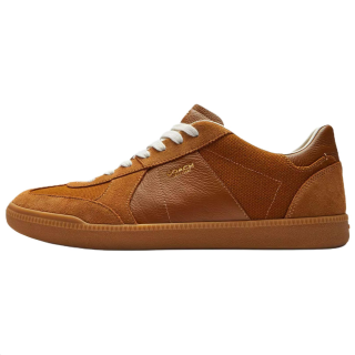 COACH Ellis Leather Low top Skateboard Shoes Men's Brown