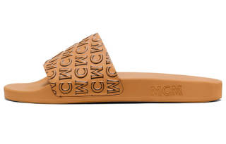 MCM Slide Slippers Men's Yellow