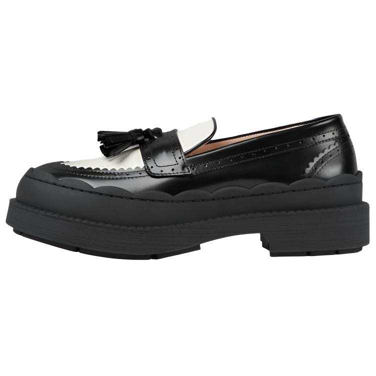 Gucci Wmns Loafer 'Black White' Women's