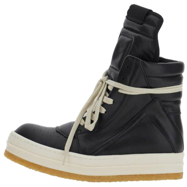 RICK OWENS RICK OWENS/RO CONCORDIANS Cow Leather High top Skateboard Shoes Women's Black