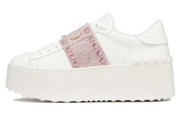 Valentino Garavani Rockstud Untitled Lace Up Sneakers Women's