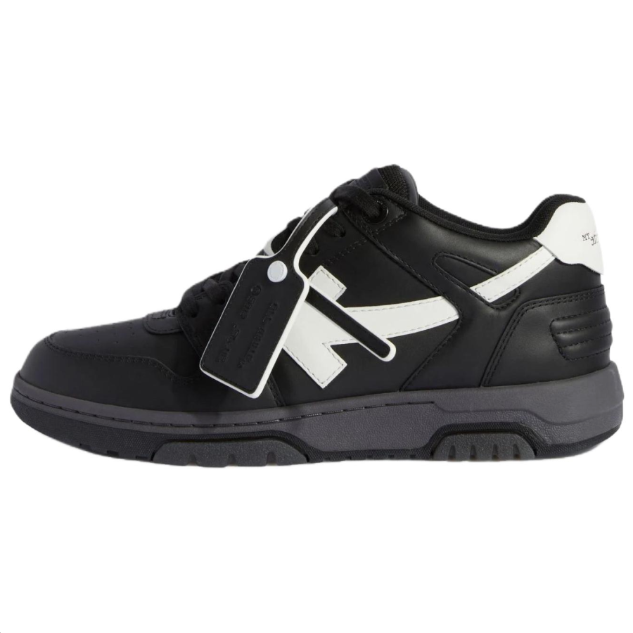OFF-WHITE OFF WHITE Out Of Office Ooo Low Tops Black Grey White FW23