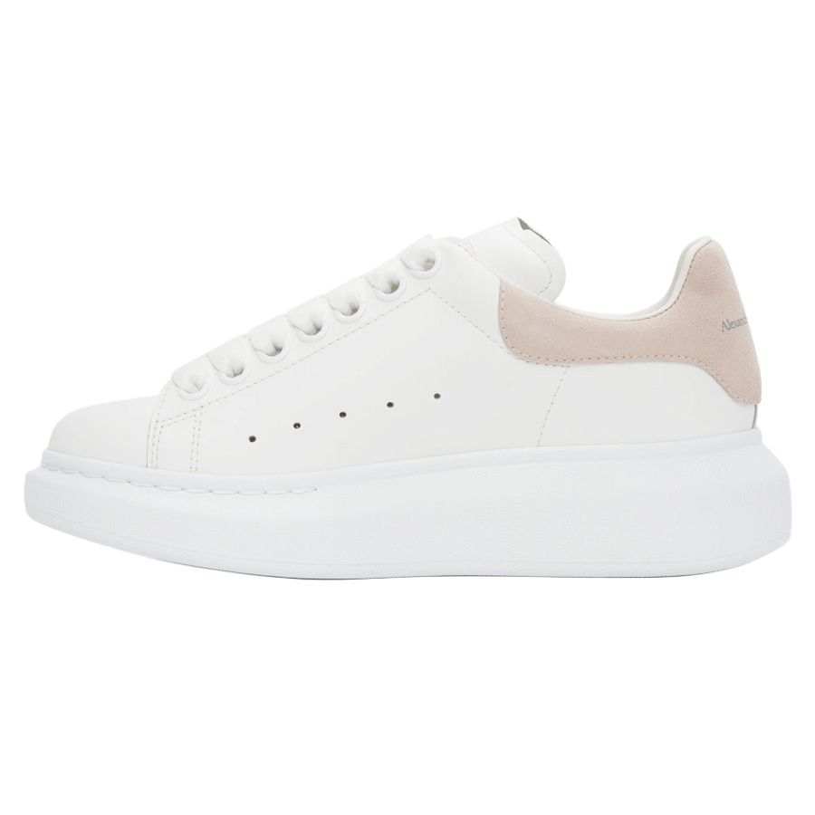 Alexander McQueen Oversized Sneaker Low top Casual Shoes Women's White Patchouli Color