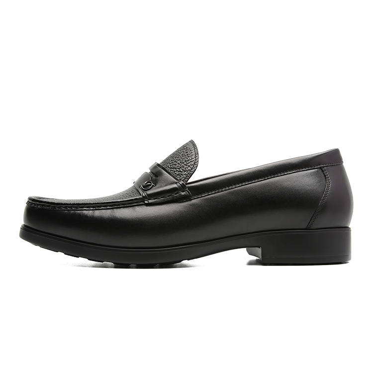 S.T.Dupont S. T.DUPONT Cow Leather Loafers Men's Black